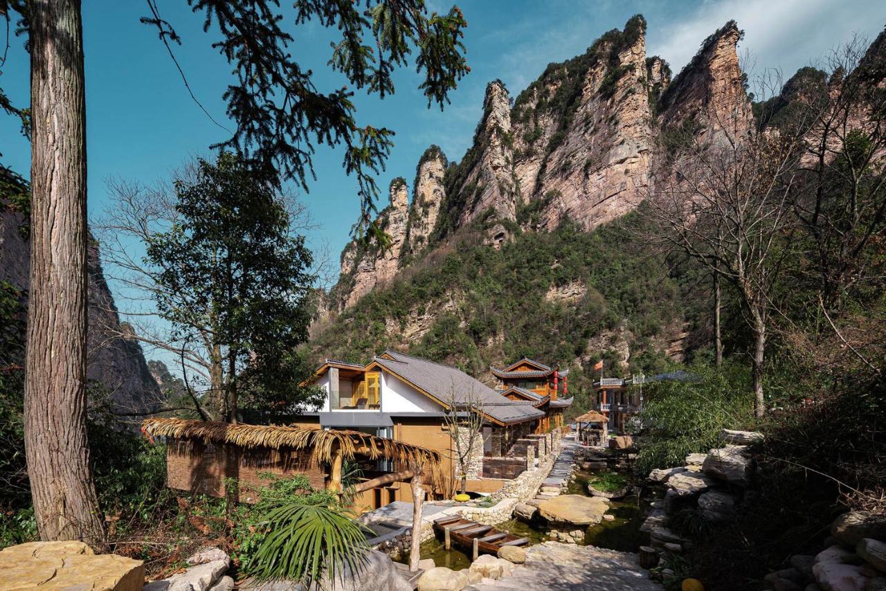 雾里观阵山 Foggy Valley Zhangjiajie Esterno foto
